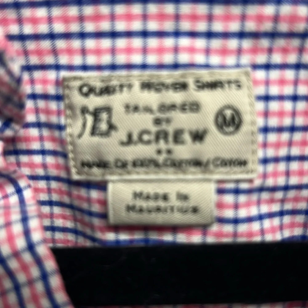 J.Crew, pink and blue checkered men’s shirt size medium